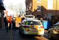 Police swarm to town centre 'disturbance'