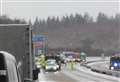 M20 closed for hours after three-lorry crash