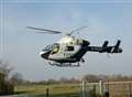 Air ambulance called as car hits electrical pole