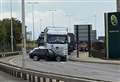 Lorry T-bones car on key road