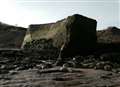 Historic air defence post crumbling into the sea 