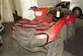 Stolen quad bike and compressor recovered by police