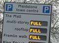 Car parks full as shoppers bag bargains