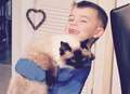 Boy's beloved cat rescued from blaze