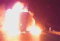 M25 reopens after serious lorry fire