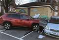 Shock as car ploughs into Waitrose trolley bay