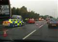 Five-car crash causes rush-hour delays 