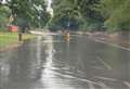 Diversions after flooding on road