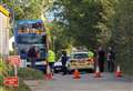 Bus seriously damaged after crashing into tree