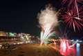 Fireworks display back on after brawl