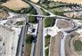 Footage shows progress on £32.7m roundabout works