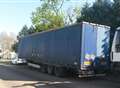 Mystery fly-tipped lorry trailers filled with old tyres