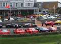 Hotel turned into Ferrari forecourt