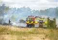 Six fire crews called to blazing corn field