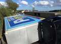 Ukip lorry overturns in strong winds