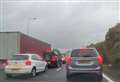 Crash between car and van causes gridlock