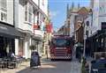 Three fire engines sent to shopping street amid smoke scare