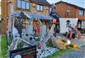 Family create impressive haunted trail around house