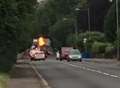 Fire crews called to tackle bin lorry blaze