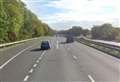 Queues on M2 after car crashes into central reservation