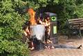 CCTV planned for park after bin set alight