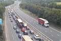 Huge queues on M25