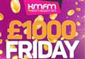 Lucky kmfm listener wins '£1,000 Friday' prize