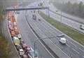 Long delays after M20 crash