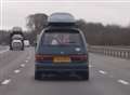 WATCH: Man bounces around in boot of car on M20