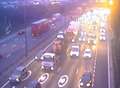 Delays ease on M25 after crash