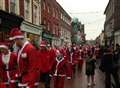 Hundreds took part in the Santa Fun Run in Rochester 