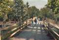 Bridges and walkway to view wild bison approved