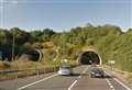 Delays after car blaze near tunnel