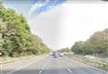 Three fire engines called to motorway car blaze