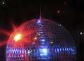 Disco ball 'falls onto table outside Starbucks'