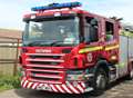 Fire crews tackling dock blaze