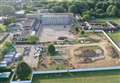 Aerial shots show progress of £20m school