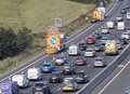 Lane reopens after crash on M25