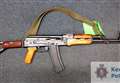 Kalashnikov AK47 destroyed