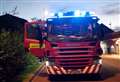 Fire at derelict high street building