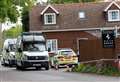 Pub taped off after armed raid 