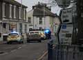 Cops quiz BMW driver in town centre