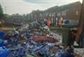 Bin lorry catches fire