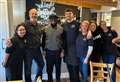 Ian Wright enjoys Full English breakfast in Kent cafe