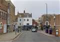 Police shut road after two people hit by car