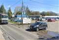 Motorcyclist taken to hospital after crash near garden centre