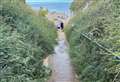 Disgust as beach-goers wade through ‘waterfall of urine’ at Kent hotspot