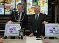 New McDonald's welcomes first customers 