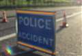 Delays on A21 after car hits barrier