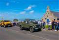 Land Rovers for lifeboatmen's funeral